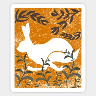 Running Hare Sticker